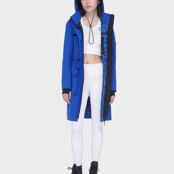 NWT CAYLIN WOMEN'S LONG RAIN JACKET - Picture 5 of 7